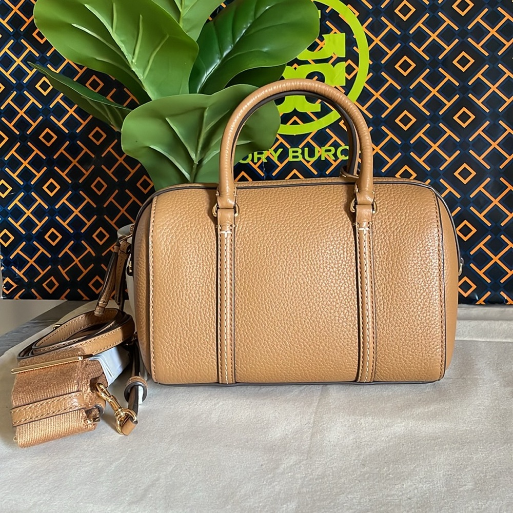 New✨  tory burch thea mini satchel  (brown) crossbody shoulder bag 146449 - Picture 9 of 14